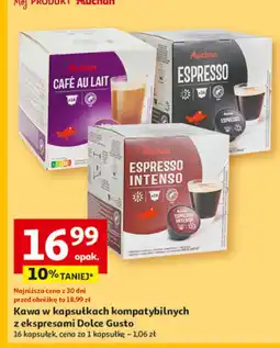 Auchan Kawa espresso intenso Auchan Różnorodne (Logo Czerwone) oferta