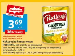 Auchan Kukurydza konserwowa słodka i chrupiąca Pudliszki oferta