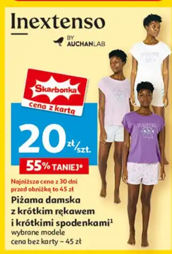 Auchan Piżama damska Inextenso By Auchan oferta