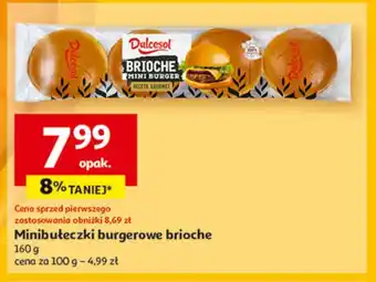 Auchan Mini bułeczki brioszki Dulcesol oferta