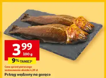 Auchan Pstrąg z głową wędzony oferta