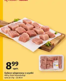 Auchan Gulasz wieprzowy z szynki Auchan Różnorodne (Logo Czerwone) oferta