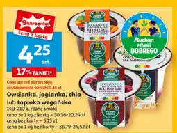 Auchan Owsianka na kokosie z czarną porzeczką Auchan Pewni Dobrego oferta