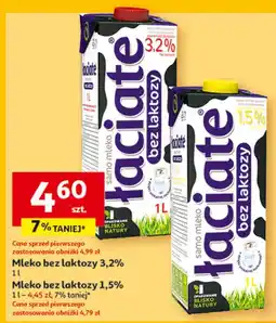 Auchan Mleko bez laktozy 1.5% Łaciate oferta