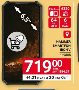 Selgros Hammer Smartfon Iron V oferta