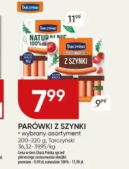 Chata Polska Tarczyński Parówki premium z szynki 220 g (2 x 110 g) oferta