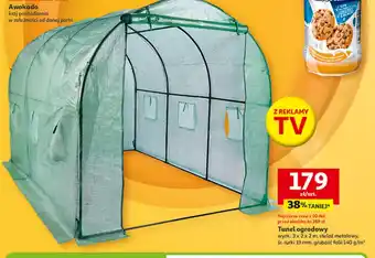 Auchan Tunel ogrodowy 3 x 2 m zielony oferta