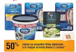 E.Leclerc Filety śledziowe a la matjas w oleju Wiodąca Marka Ronde Des Mers oferta