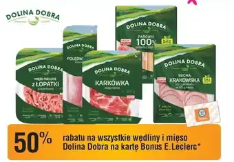 E.Leclerc Kiełbasa krakowska sucha Dolina Dobra oferta