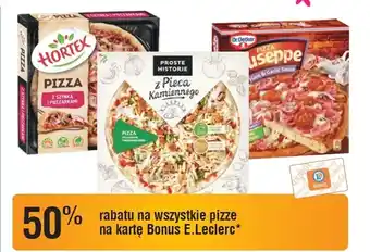 E.Leclerc Pizza z szynką i sosem czosnkowym Dr. Oetker Guseppe oferta