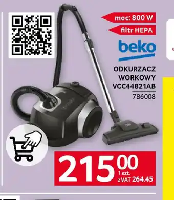 Selgros Odkurzacz workowy Beko VCC44821AB oferta