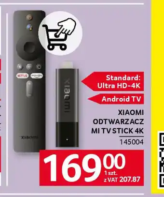 Selgros Xiaomi Odtwarzacz Mi TV Stick 4K oferta