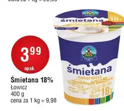 E.Leclerc Śmietana 18% Łowicz 1906 Łowicka oferta