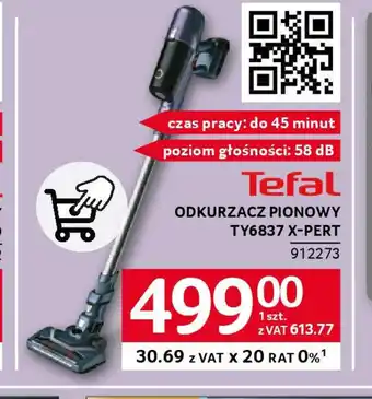 Selgros Odkurzacz pionowy Tefal TY6837 X-PERT oferta