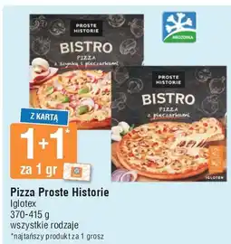 E.Leclerc Pizza z szynką i pieczarkami Iglotex Proste Historie Bistro oferta