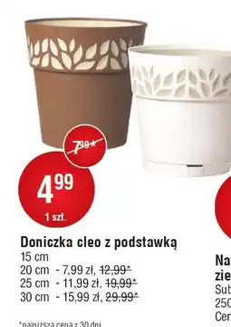 E.Leclerc Doniczka cleo 30 cm oferta