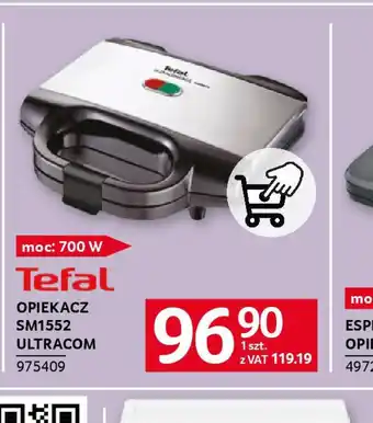 Selgros Tefal Opiekacz SM1552 Ultracomp oferta