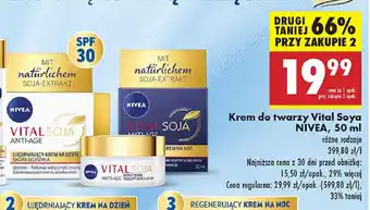 Biedronka Regenerujący krem na noc Nivea Vital Soja oferta