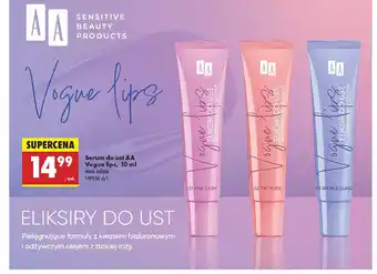 Biedronka Eliksir do ust 02 tint nude Aa Vogue Lips oferta