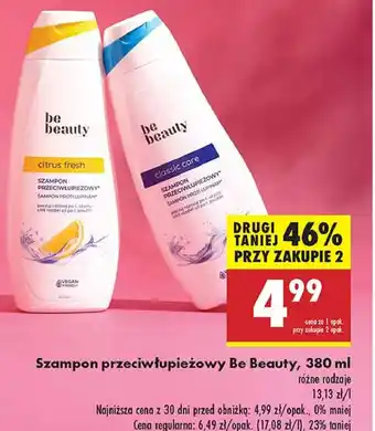 Biedronka Szampon przeciwłupieżowy Be Beauty oferta