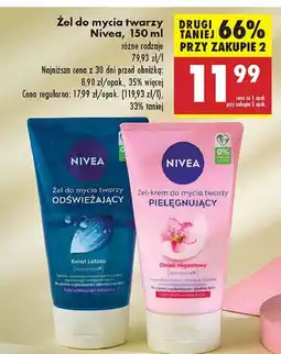 Biedronka Żel-krem do mycia twarzy cera sucha i wrażliwa Nivea Face Essentials oferta