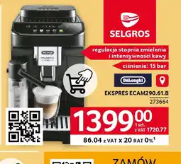 Selgros Ekspres Selgros Delonghi ECAM290.61.B oferta