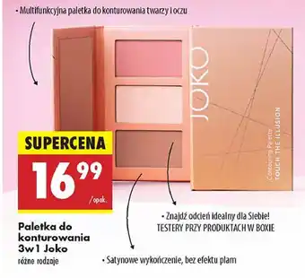 Biedronka Paleta do konturowania 3w1 touch the illusion 03 peach Joko oferta