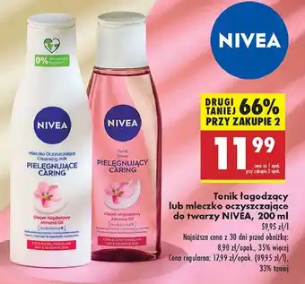 Biedronka Mleczko oczyszczające cera sucha i wrażliwa Nivea Face Essentials oferta