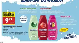 Biedronka Szampon do włosów z mleczkiem kwiatów passiflory Schauma Fresh It Up oferta