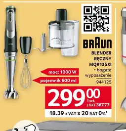 Selgros Blender ręczny Braun MQ9135XI oferta