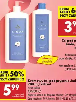 Biedronka Żel pod prysznic bawełna Linda oferta