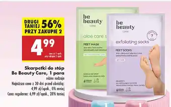 Biedronka Skarpetki do stóp aloe Be Beauty Care oferta