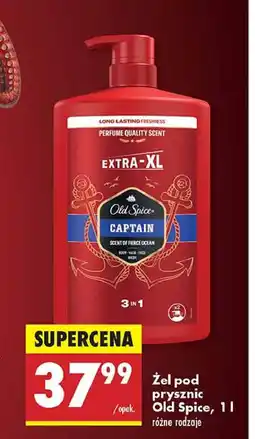 Biedronka Żel pod prysznic Old Spice Captain oferta