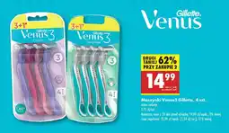 Biedronka Maszynki do golenia Gillette Venus 3 Sensitive oferta