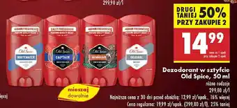 Biedronka Dezodorant Old Spice Original oferta