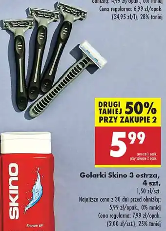 Biedronka Maszynka do golenia Skino 3 oferta