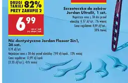 Biedronka Nić wykałaczka i czyścik do języka Jordan 3-In-1 Flosser oferta