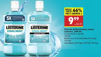 Biedronka Płyn do płukania ust Listerine Stay White oferta