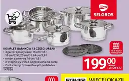 Selgros Komplet garnków 13 części Urban Selgros oferta