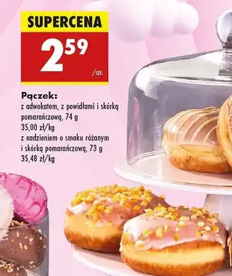 Biedronka Pączek z nadzieniem różanym oferta