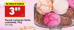 Biedronka Pączek z pistacją i białą czekoladą oferta