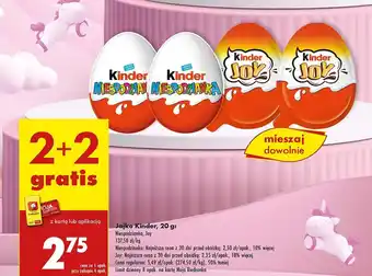 Biedronka Jajko z niespodzianką Kinder Joy oferta