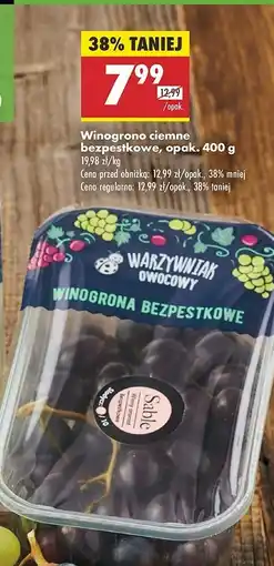 Biedronka Winogrona ciemne oferta