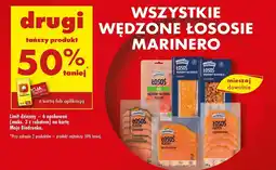 Biedronka Łosoś wędzony na zimno plastry Marinero oferta