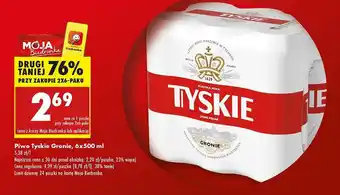 Biedronka Piwo Tyskie Gronie oferta