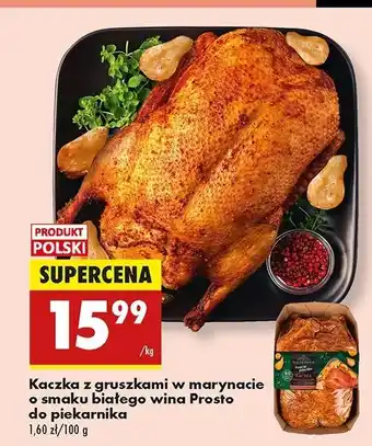 Biedronka Kaczka z gruszkami o smaku białego wina Biedronka Prosto Do Piekarnika oferta