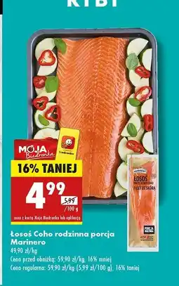 Biedronka Łosoś coho Marinero oferta