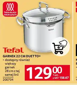 Selgros Tefal Garnek 22 cm Duetto+ oferta