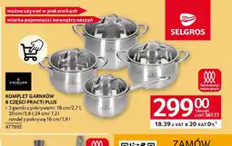 Selgros Komplet garnków Selgros Practi Plus oferta