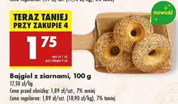 Biedronka Bajgiel z ziarnami oferta